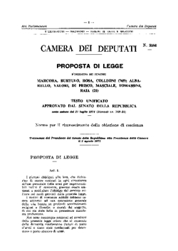 Norme per il riconoscimento della obiezione di coscienza