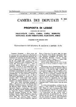 Riconoscimento dell'obiezione di coscienza e servizio civile