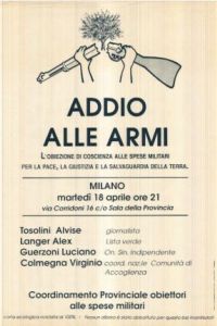 Addio alle armi