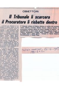 Obiettori. Il Tribunale li scarcera il Procuratore li risbatte dentro