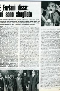 E Forlani disse: mi sono sbagliato