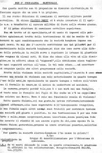 Non è propaganda elettorale
