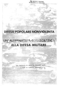 Difesa popolare nonviolenta