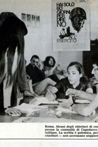 Notizie sui primi obiettori di coscienza