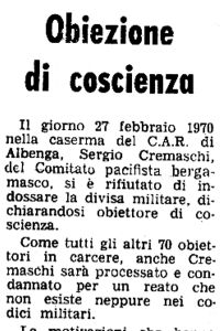 Obiezione di coscienza