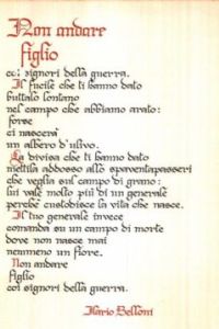 Non andare figlio coi signori della guerra