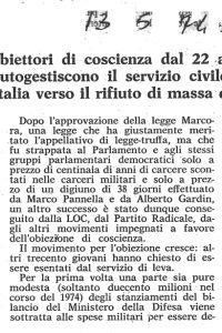 Anche in Italia verso il rifiuto di massa della divisa