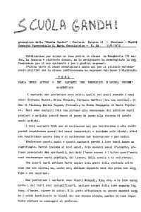 Giornalino della “scuola Gandhi”