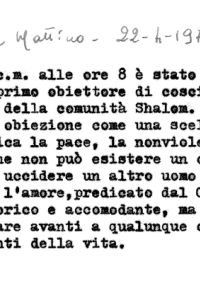 Comunicato della Comunità Shalom a Il Mattino