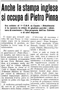 Anche la stampa inglese si occupa di Pietro Pinna