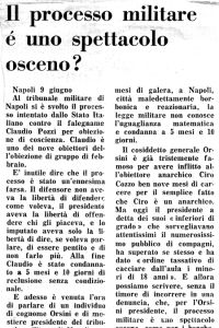Il processo militare è uno spettacolo osceno?