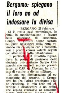 Bergamo: spiegano il loro no ad indossare la divisa