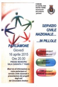 Servizio civile nazionale… in pillole