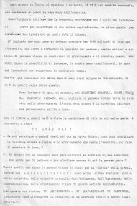 Ciclostilato del movimento antimilitarista napoletano