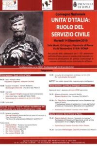 Unità d’Italia: ruolo del Servizio Civile
